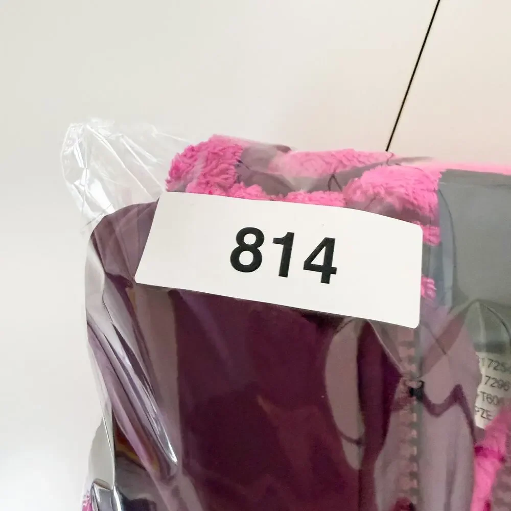 The North Face Girls Oso Fleece Jacket Fuchsia Pink Plush - L 14 16